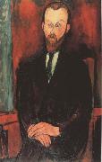 Amedeo Modigliani Comte Wielhorski (mk38) oil on canvas